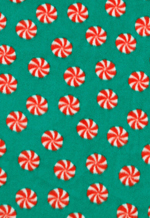 Peppermints on Green